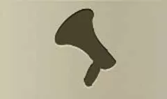 Megaphone silhouette
