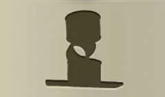Balancing Cylinders silhouette