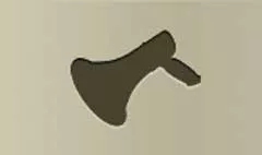 Megaphone silhouette