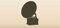 Gramophone silhouette