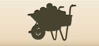 Gardening Wheelbarrow silhouette