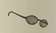 眼鏡のシルエット