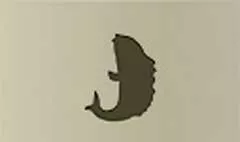 魚のシルエット