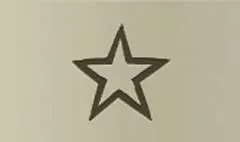 スターのシルエット