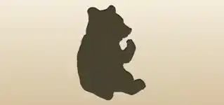Bear silhouette
