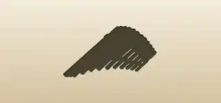 Pan Flute silhouette