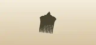 Comb silhouette
