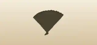 Hand Fan silhouette
