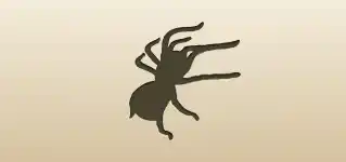 Spider silhouette