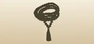 Prayer Beads silhouette
