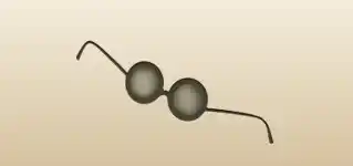 Eyeglasses silhouette