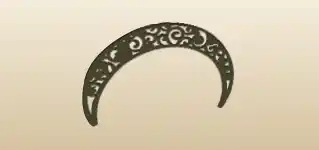 Crescent Moon silhouette