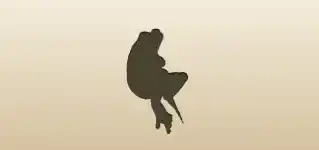 Frog silhouette