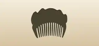 Comb silhouette