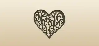 Heart silhouette