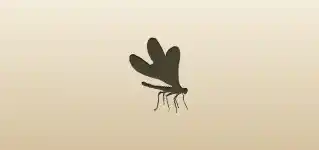 Dragonfly silhouette