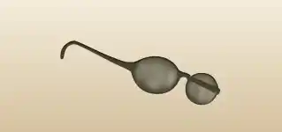 Eyeglasses silhouette