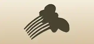 Comb silhouette