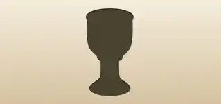 Goblet silhouette