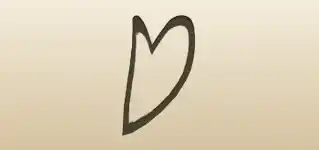 Heart silhouette