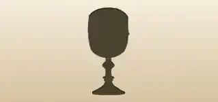 Goblet silhouette