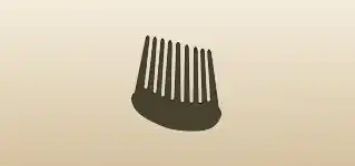 Comb silhouette