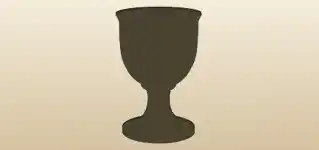 Goblet silhouette
