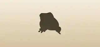 Frog silhouette