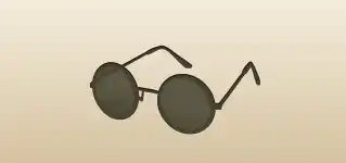 Eyeglasses silhouette