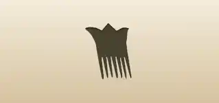 Comb silhouette