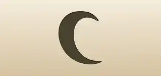 Crescent Moon silhouette