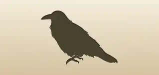 Crow silhouette
