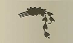 Kanzashi Comb silhouette