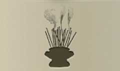 Incense Holder silhouette