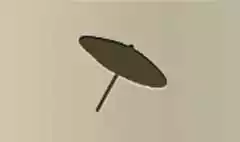 Parasol silhouette