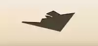 Origami silhouette