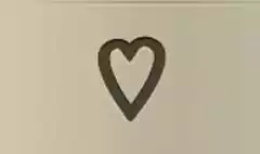 Heart silhouette