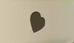 Heart silhouette