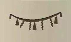 Shimenawa Rope silhouette