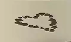 Heart silhouette