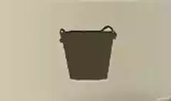 Wooden Bucket silhouette