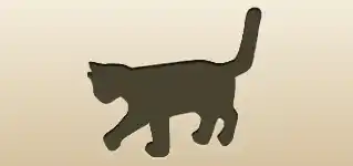 ネコのシルエット
