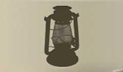 Kerosene Lamp silhouette
