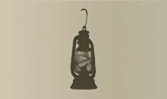 Kerosene Lamp silhouette