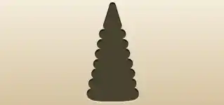 つみかさねリングのシルエット