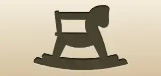 木馬のシルエット