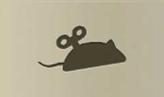 Clockwork Mouse silhouette
