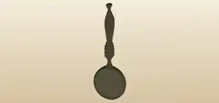 虫眼鏡のシルエット