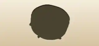 太鼓のシルエット